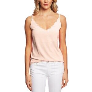 CeCe By Cynthia Steffe Scalloped Camisole In Peach Mimosa Color Size S